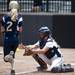 Saline junior catcher Layne Bond tries to tag out a Mattawan player in the game on Tuesday, June 11. Daniel Brenner I AnnArbor.com